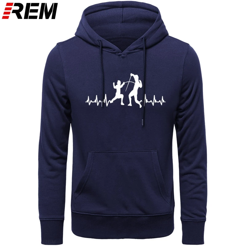 

REM Style Hoodies Men O-neck Tops Summer Its in My HeartBeat Fencing UK P&P Perfect Fencing Gift or Present Hoodies, Sweatshirts