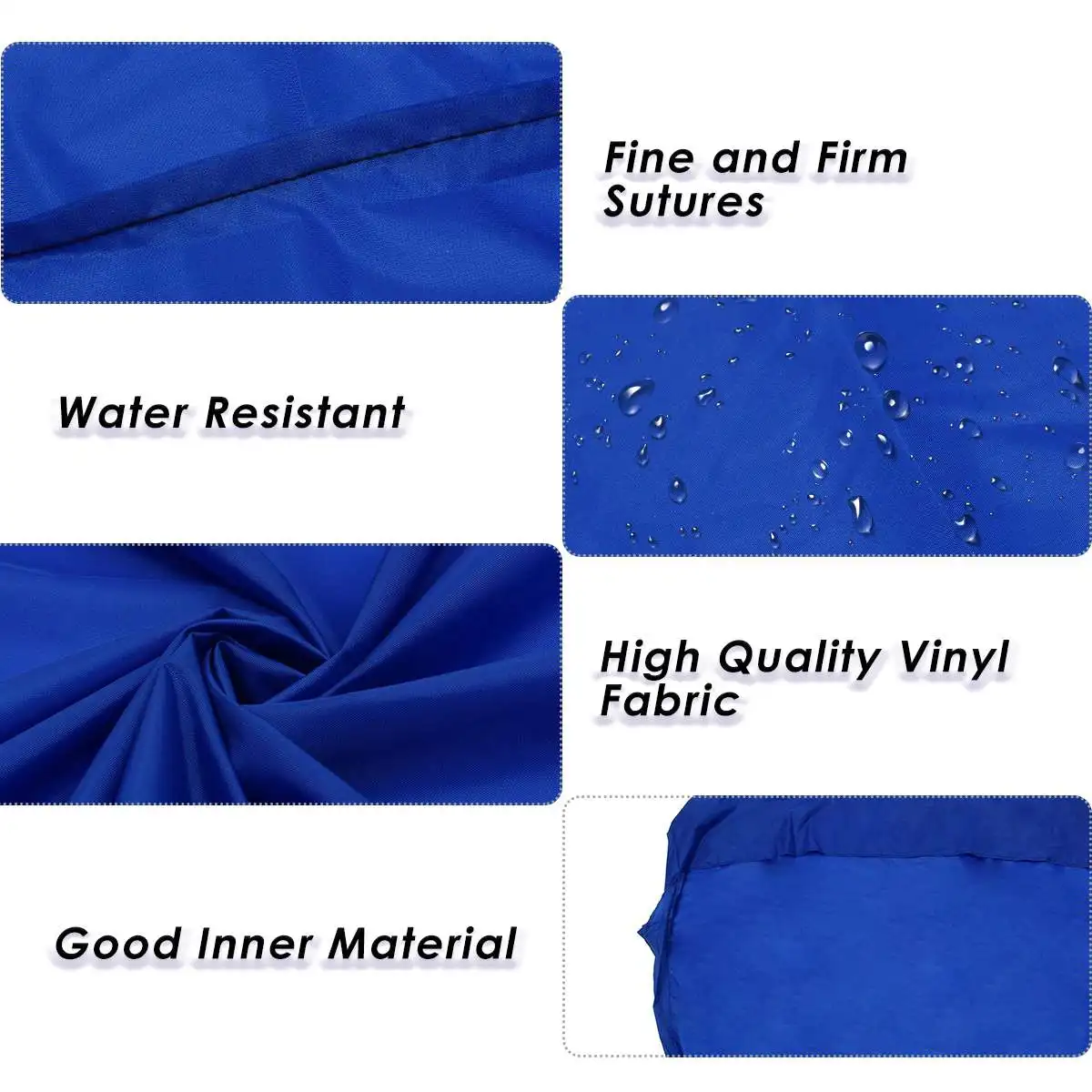 

4 Color 3-Seater Outdoor Garden Swing Cover Canopy Replacement Shade Cloth Waterproof Sun Shelter Sunshade Cloth 249x185cm