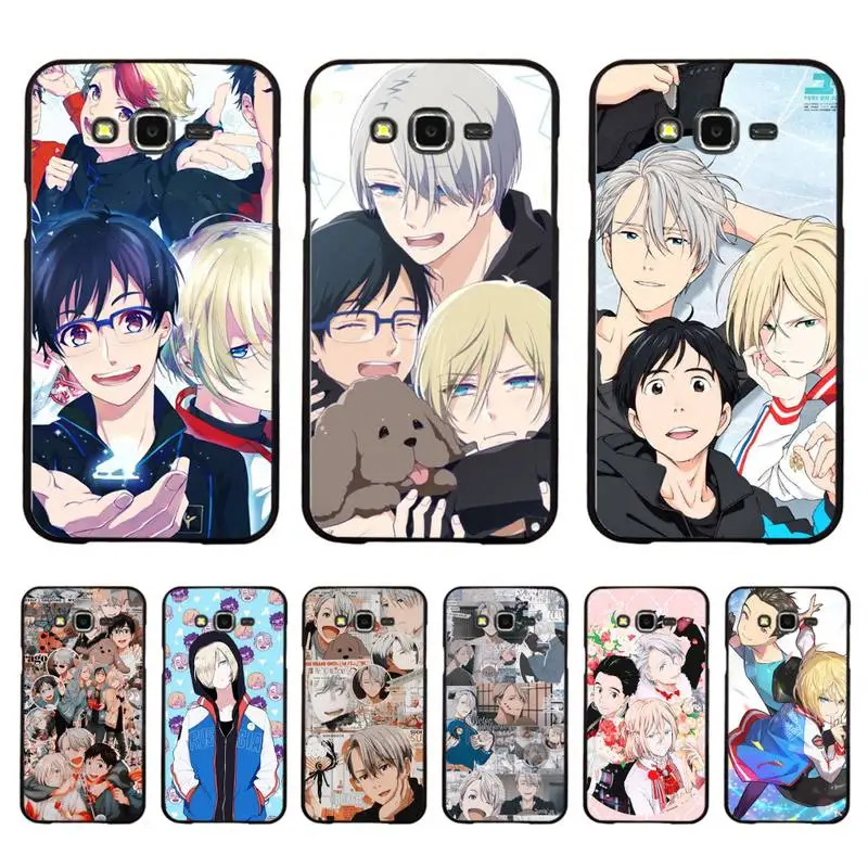 

Anime Yuri on ice Phone Case For Samsung Galaxy J4plus J6 J5 J72016 J7prime cover for J7Core J6plus Back Coque