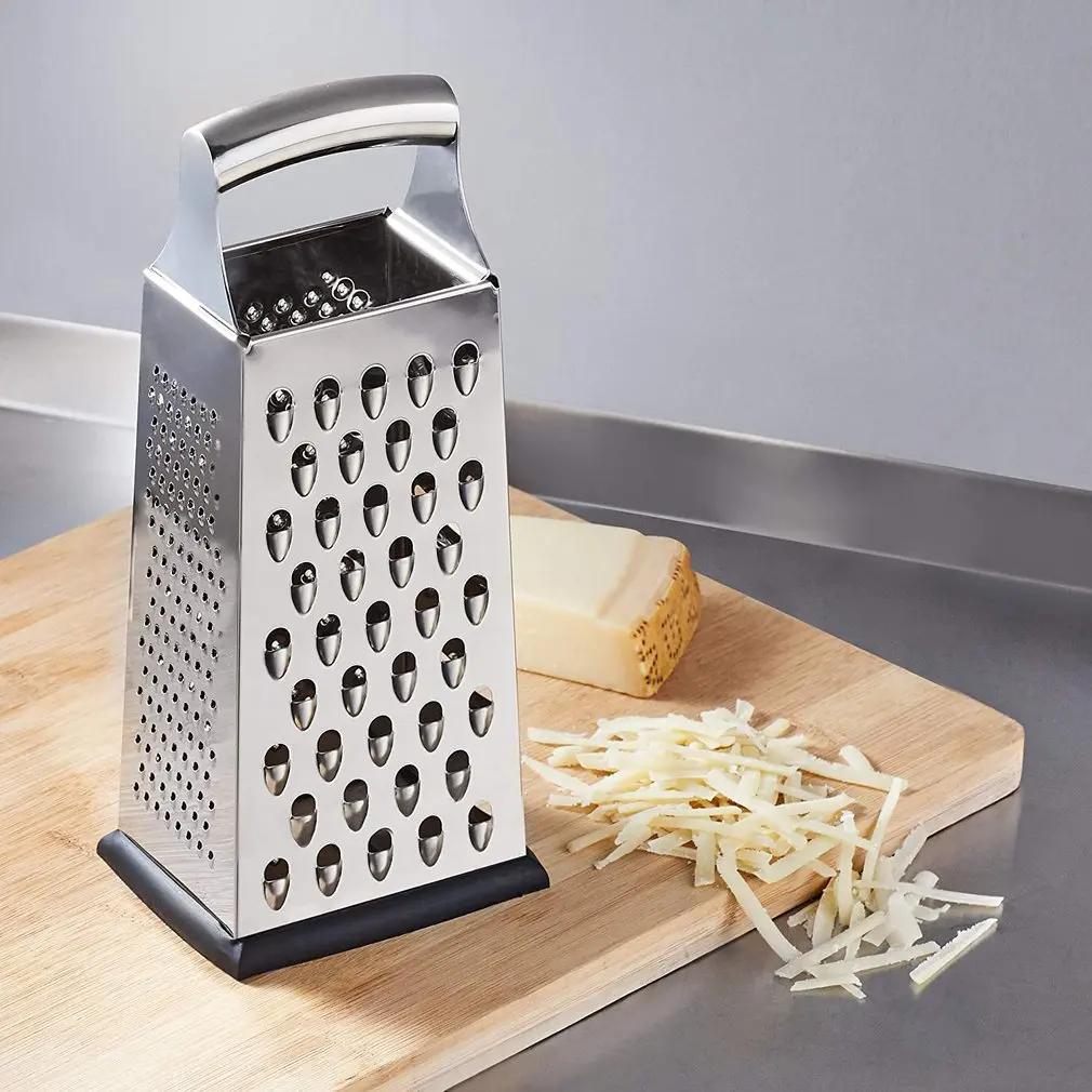 

Multifunctional Vertical Combination Planer Stainless Steel Heavy-Duty Cheese Grater 4-Sided Box Grater