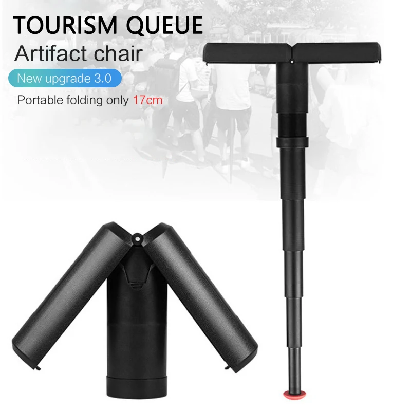 

Outdoor Furniture Retractable Stool Mini Portable Seat For Camping Hiking Fishing Waiting In Line Outdoor Plastic Foldable Chair