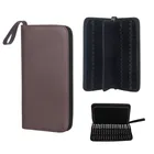 Чехол Для авторучки 36 шт. кожаный новый кофейный цвет новое поступление пенал