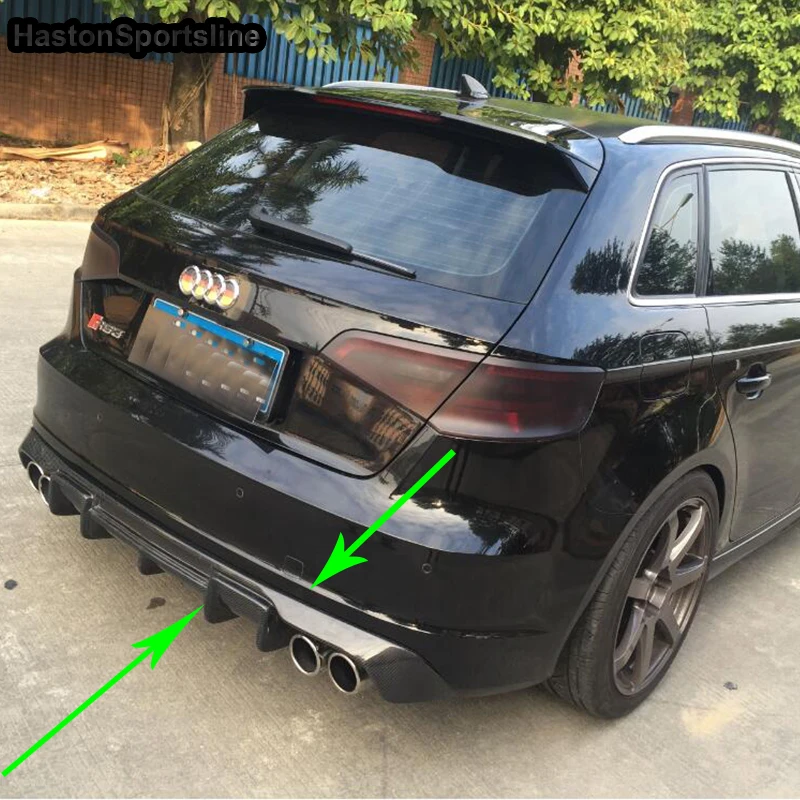 A3 8V S3 SLine отделение углеродного волокна для Audi A3- Sline хэтчбек 2013-2016 (не подходит