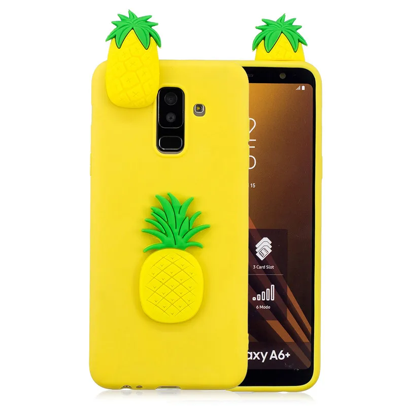 3D единорога панда кактус мягкий чехол для samsung A10 A20 A20E A30 A40 A50 A70 A10S A20S A30S A50S A51 A71 A6 A8 J4 J6 плюс A7