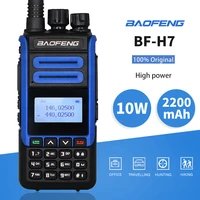 2020 baofeng bf h7 powerful walkie talkie 10w portable cb radio fm transceiver 2200mah dual band two way radio bf h7 transmitter