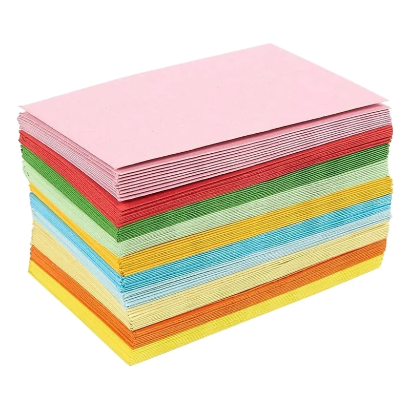 

100 Pc Mini Envelopes 10 Colors Gift Card Envelopes for Personalize Gift Cards Wedding Envelopes or Place Card