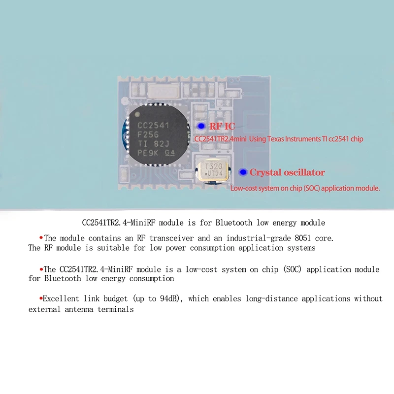 CC2541 Bluetooth 5 0 модуль 2 4G низкое энергопотребление IoT небольшой размер беспроводной