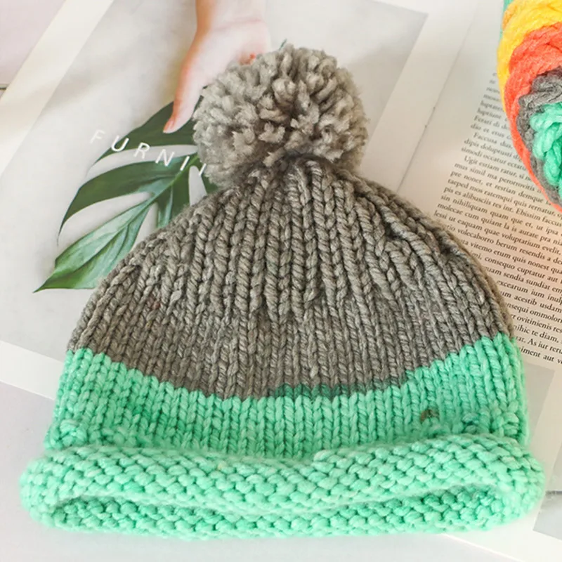 Радужная сегментная окрашенная пряжа 200 г/мяч для торта шерстяная сделай сам