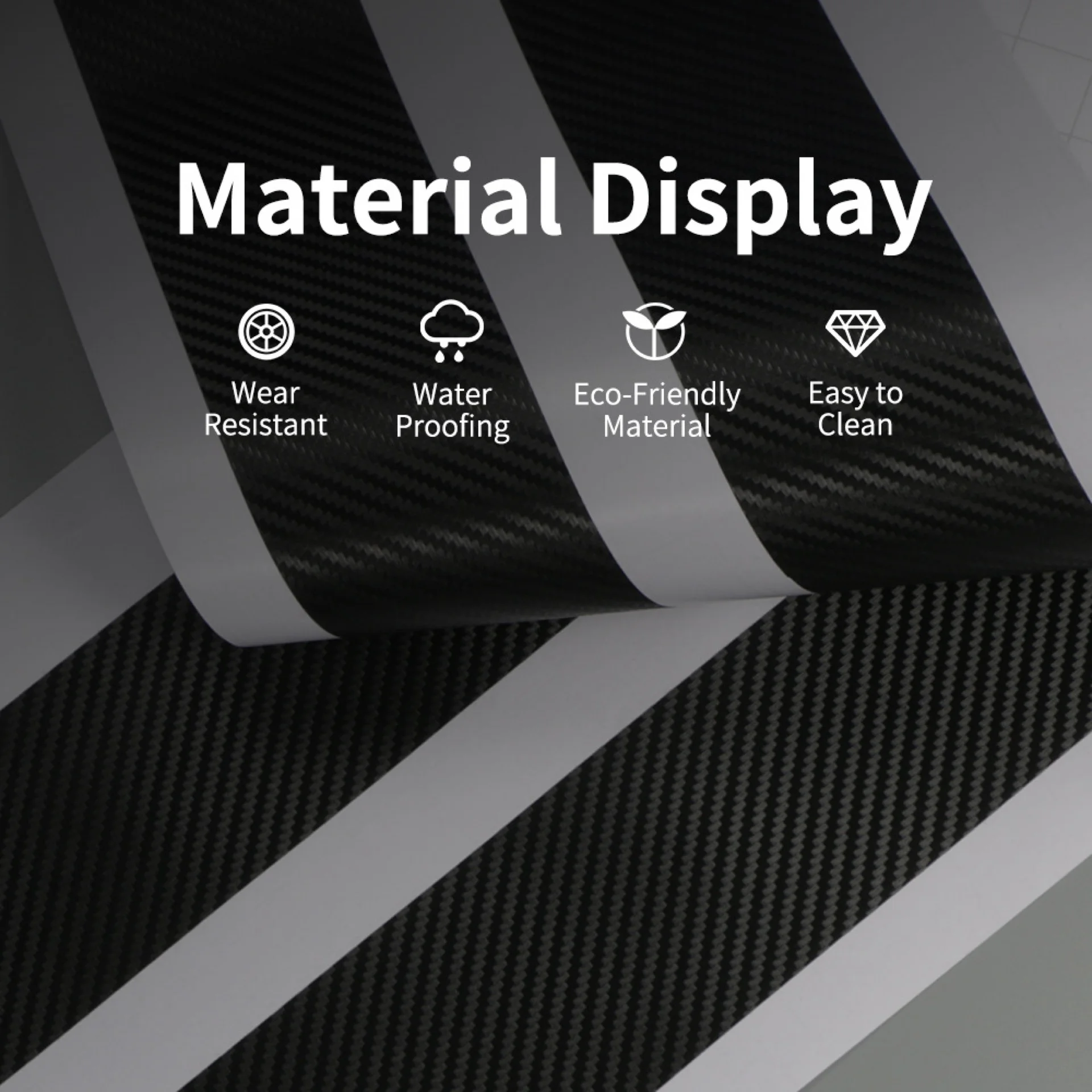 

For Hyundai SOLARIS Car Threshold decoration Sticker 4 pcs car door sill protector leather carbon fiber vinyl car stickers