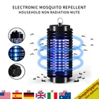 Портативная электрическая лампа-ловушка для насекомых, уличный светильник для отпугивания насекомых, репеллентов от насекомых, УФ ночник против комаров, Европейская и американская вилка