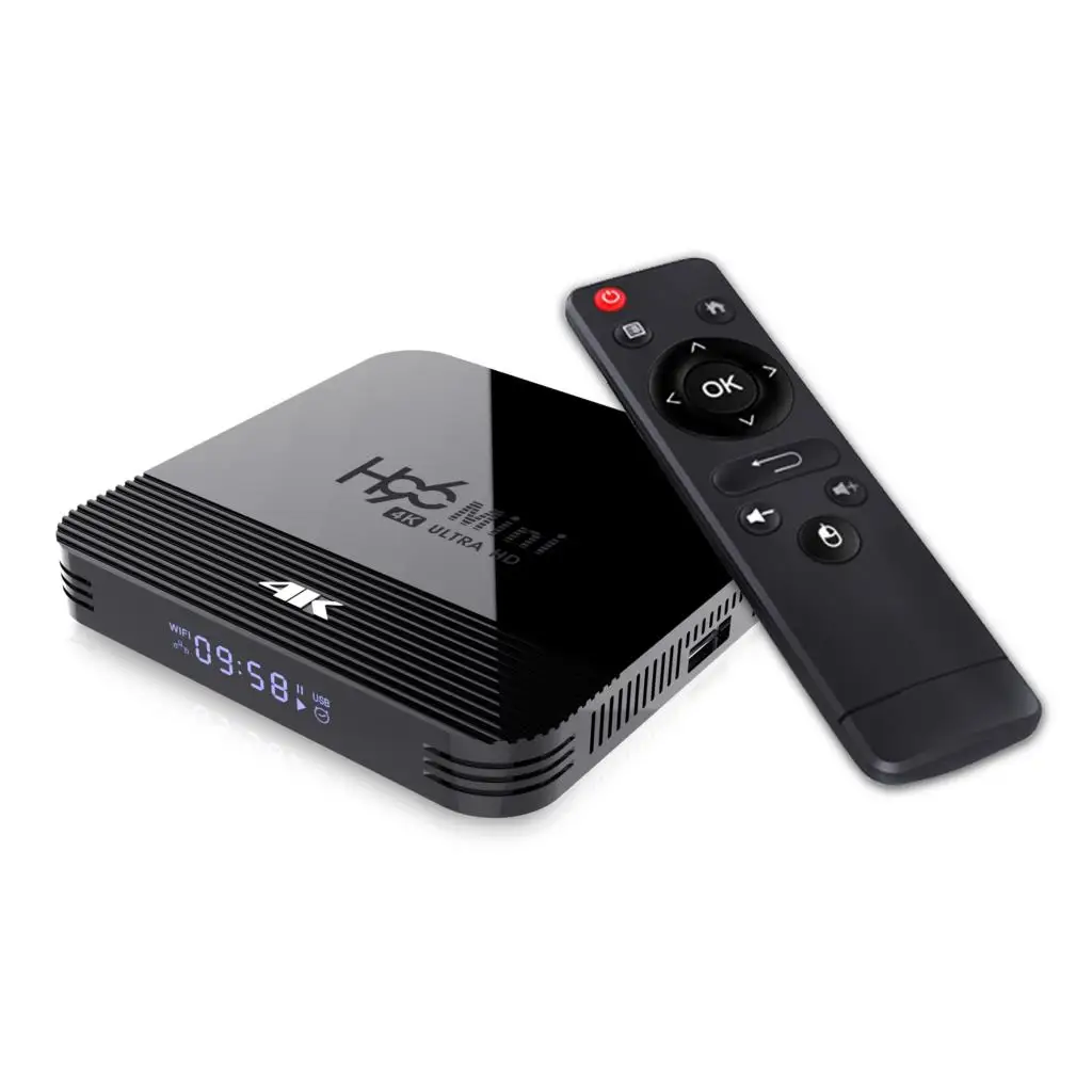 H96 мини H8 Смарт ТВ приставка Android 9,0 RK3228A Qua core A7 2,4G/5G Wifi BT4.0 4K HD приставка Google плеер Youtube медиаплеер