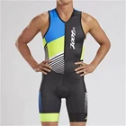 Качественный триатлоновый костюм ZOOTEKOI без рукавов, Мужская Удобная велосипедная футболка, спортивная одежда, одежда для езды на велосипеде
