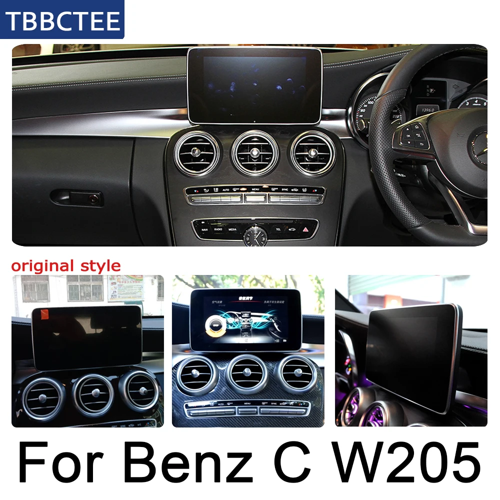 Для Mercedes Benz C class 2015 ~ 2019 NTG автомобильный Android радио gps мультимедийный плеер стерео