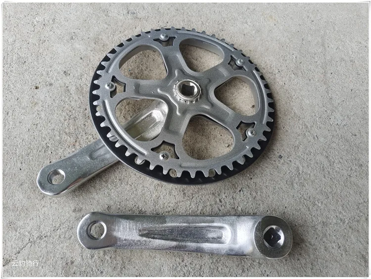 Велосипедный односкоростной зубчатый диск 46 зубьев алюминиевый сплав