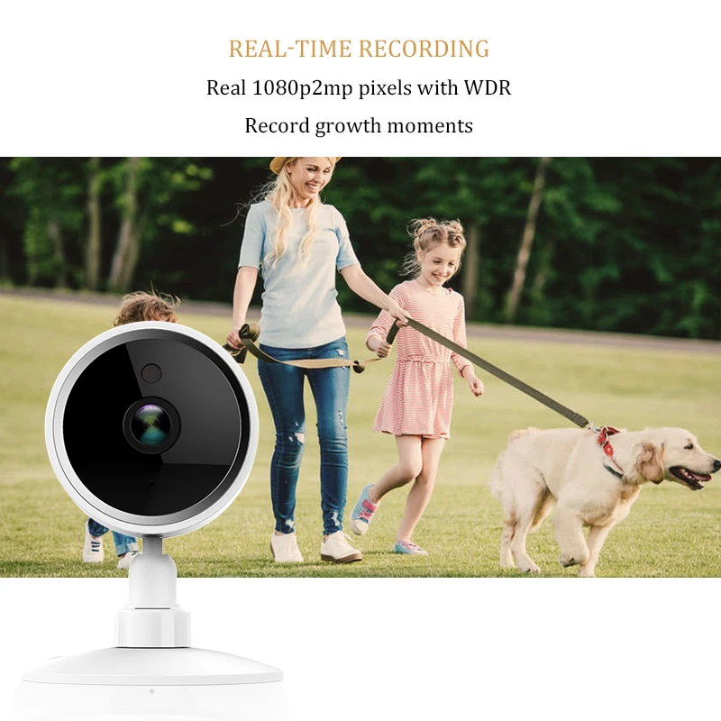 

Tuya Smart WiFi Wireless IP Camera 1080P 2MP Video Baby Monitor Night Vision Surveillance Camera for Home Security