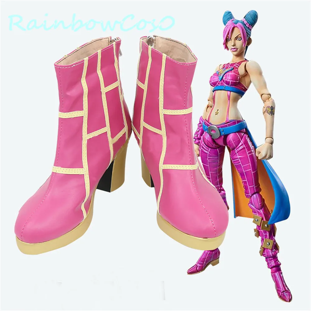 Обувь для костюмированной вечеринки JOJOJoJo's Bizarre Adventure Narciso Anasui Ботинки игры в
