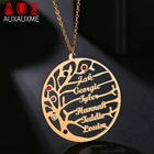 Ожерелье с именем на заказ, из нержавеющей стали