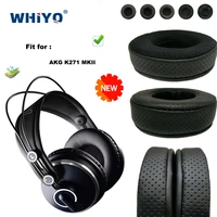 new upgrade replacement ear pads for akg k271 mkii headset parts leather cushion velvet earmuff headset sleeve