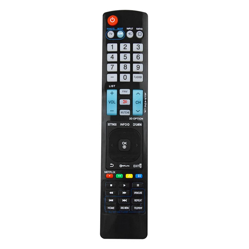 Замена пульта дистанционного управления Smart TV для LG 42LE4500 AKB72914209 AKB74115502