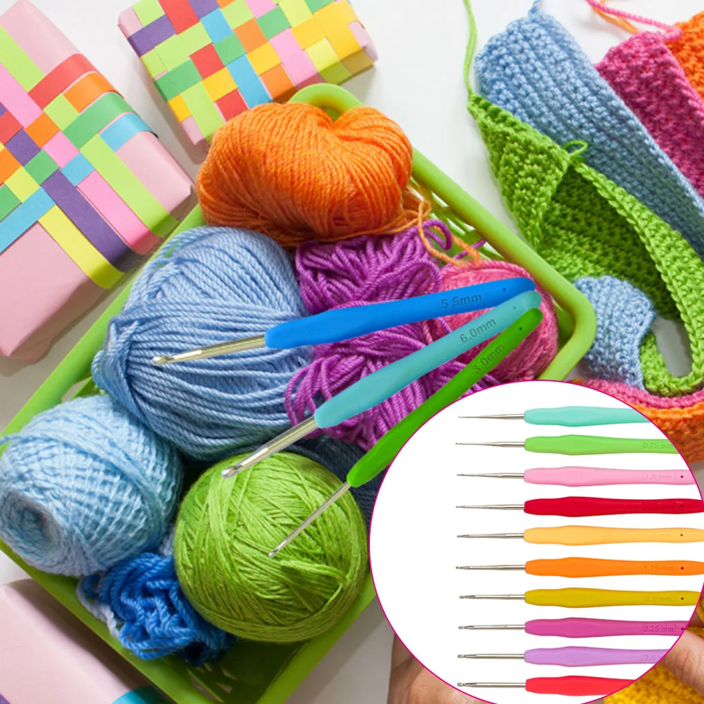 10 шт. набор кружевных крючков для вязания крючком небольшого размера мягкие