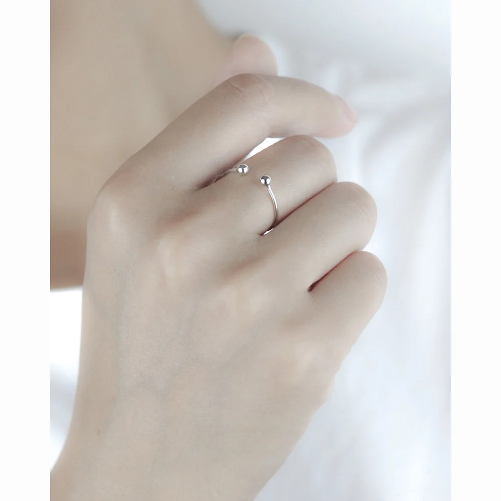 Женские открытые кольца Trustdavis роскошные обручальные из 100% стерлингового серебра