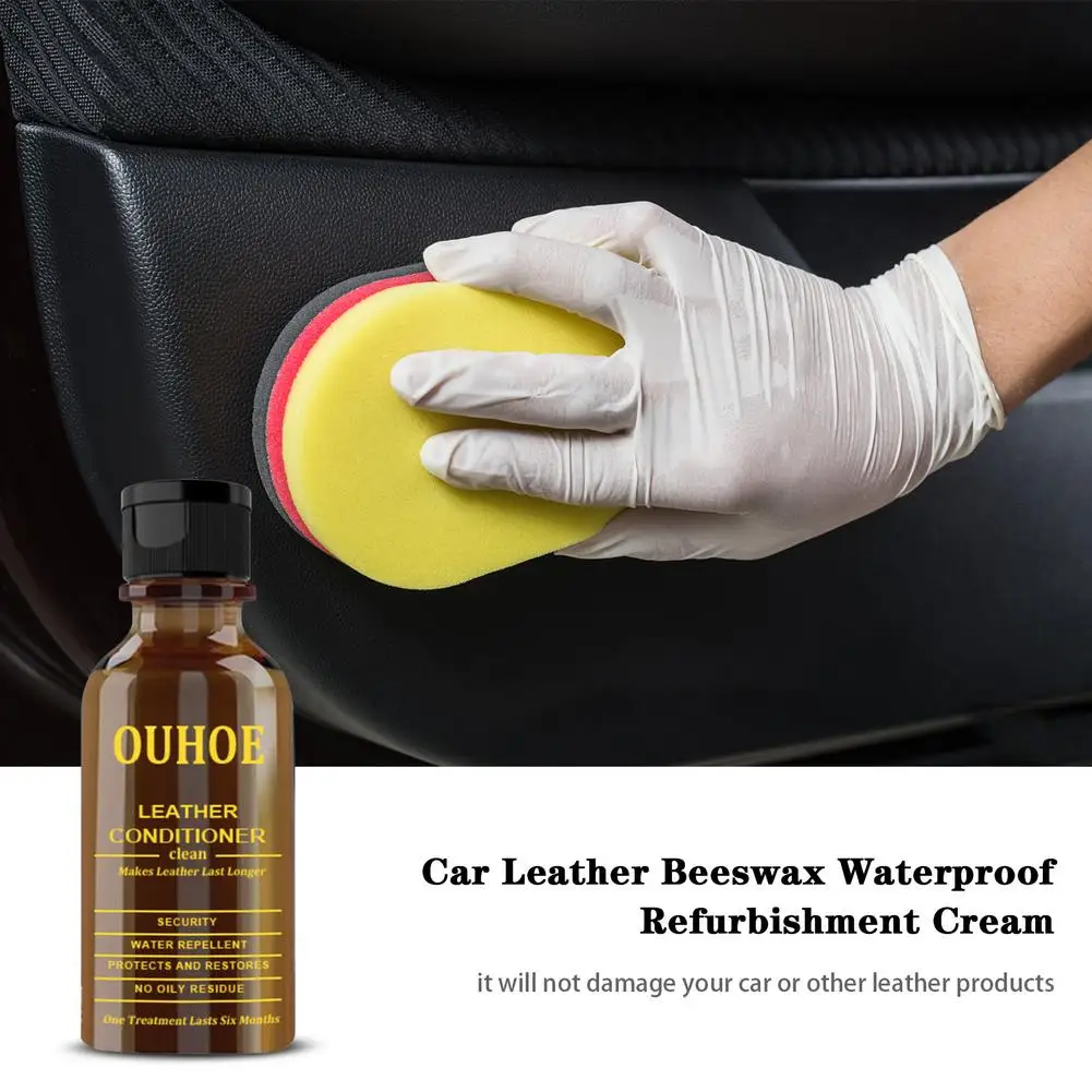 

30ml Nano Liquid Car Leather Beeswax Waterproof Refurbishment Leather Sofa Cream Seat Glazing Moisturizing Leather Maintenance