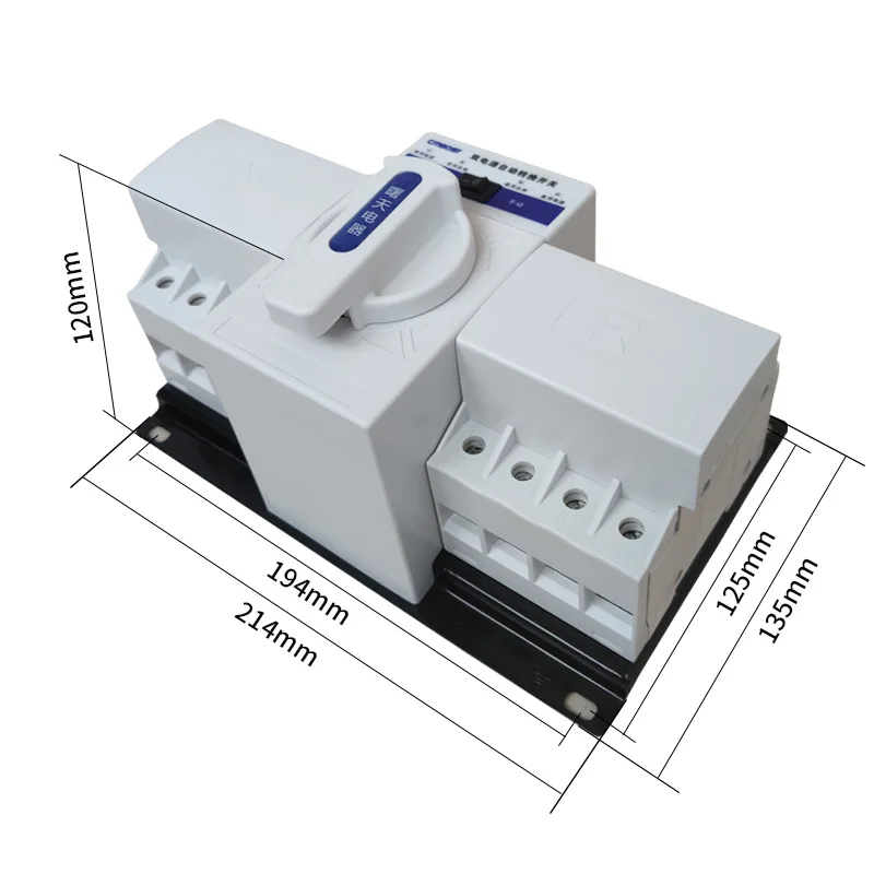 Автоматический переключатель с двойным питанием ATS MCB типа 3P/4P 63a 220V |