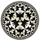 M.C. Печатный постер Escher heaven  hell, картины маслом, холст для домашнего декора, настенное искусство