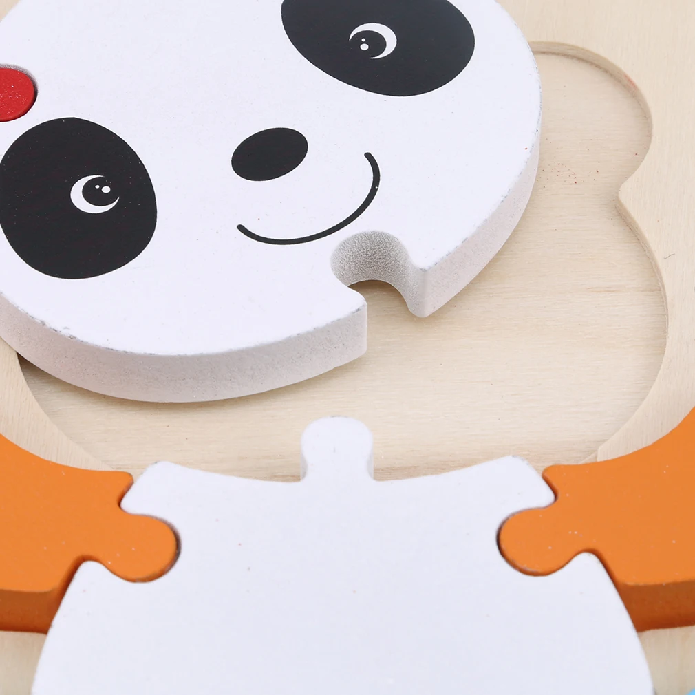 

3D Animals Jigsaw PuzzleToys Baby Wooden DIY Traffic Puzzle Cognitive Toy Hand Scratch Board Kids Early Educational