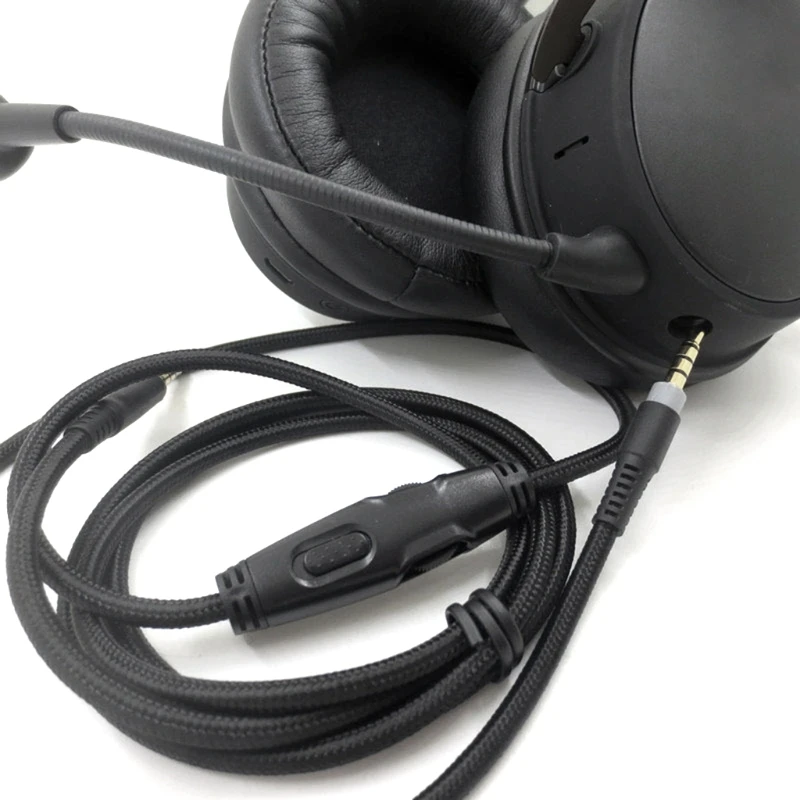 

For -HyperX Cloud Alpha/Flight Headphone Cable Sound Control Headphone Cable