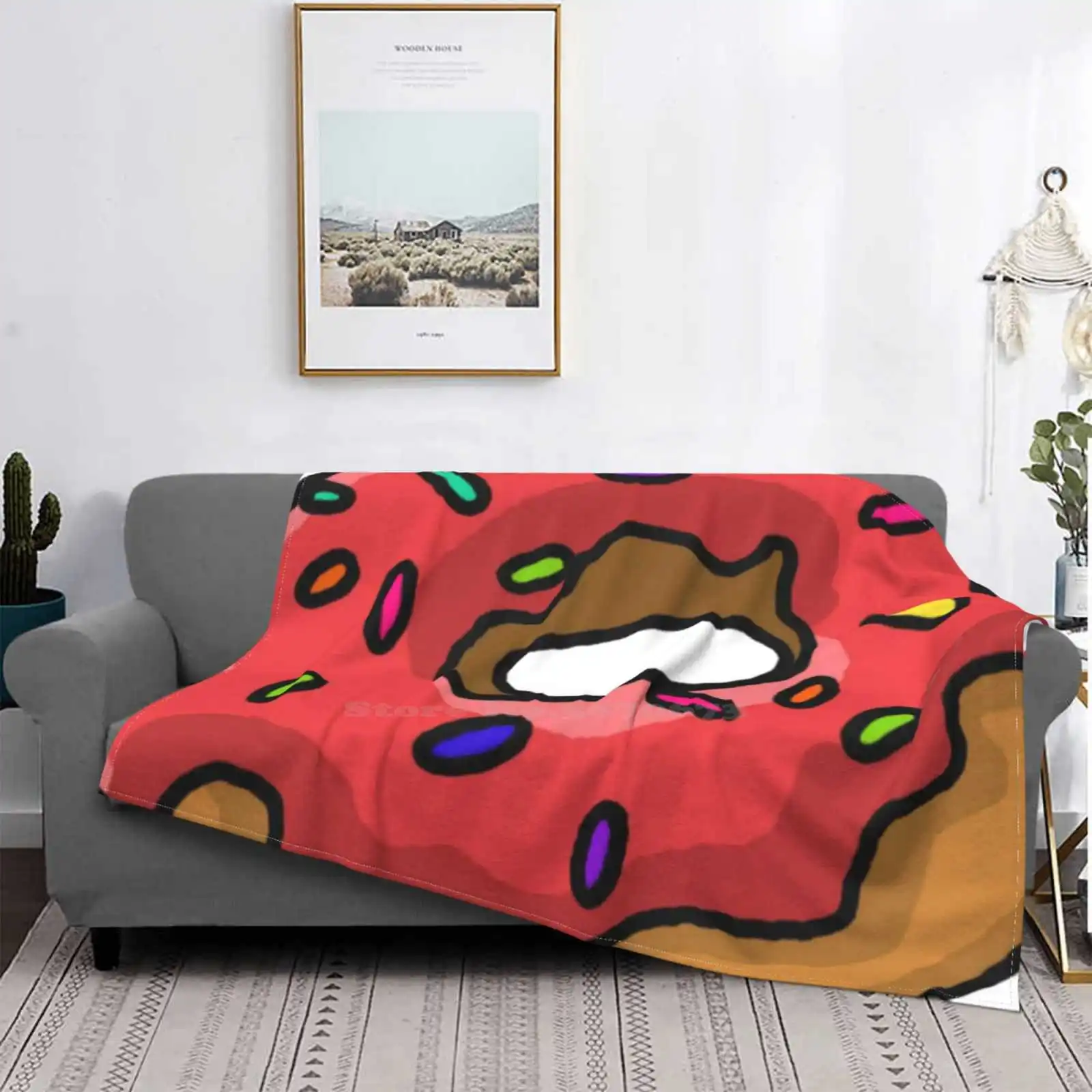 

Новый принт Red Donut по низкой цене, новинка, модное мягкое одеяло Vibe, цитата, Вдохновляющие летние цели Vsco Pinterest Artsy
