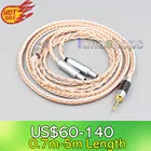 Кабель для наушников LN005844, 2,5 мм, 3,5 мм, XLR, сбалансированный, 16 ядер, OCC, серебристый, для Sennheiser HD800, HD800s, HD820, HD820s