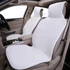 ROWNFUR 2шт меховые накидки мутон авто чехлы на сиденья автомобиля горячая распродажа универсальный размер автомобильные чехлы из материалов искусственного меха противоскользящая подкладка для lexus land rover geely