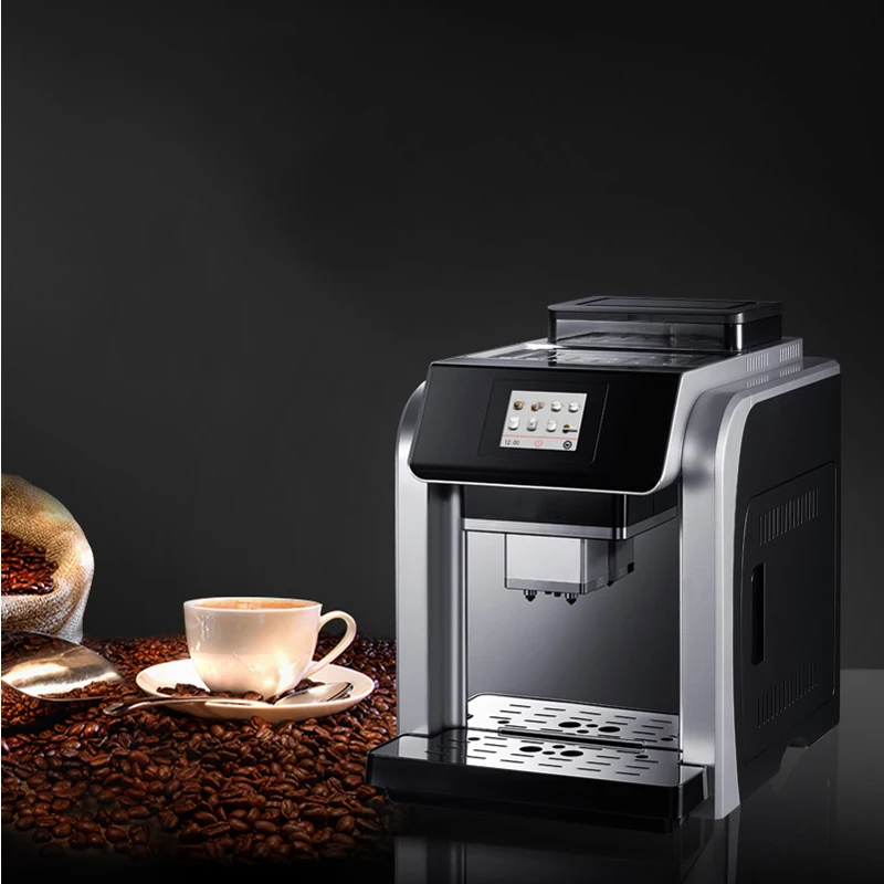 

new desgin desktop public commercial smart fully automatic electric instant bean to cup coffee maker dispenser machine espresso