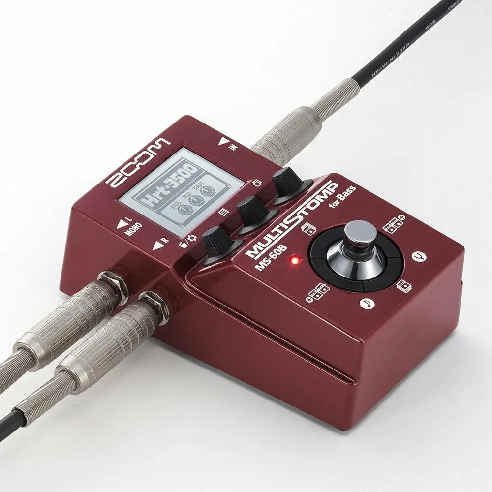 Zoom ms-60b интегрированный stomp бас-гитара однокомпонентный эффектор