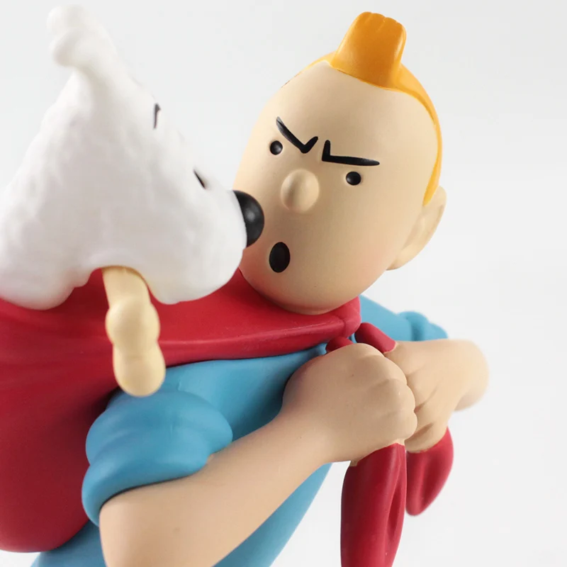 

19cm The Adventures of Tintin PVC Action Figure Collectible Model Toy for Children Birthday Gift