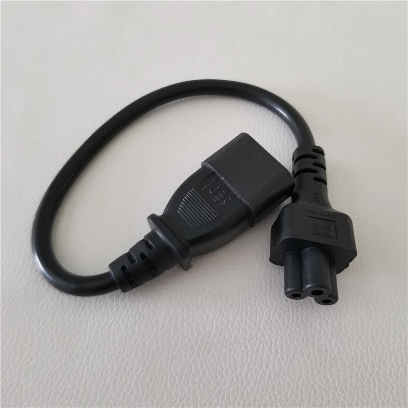 

IEC320 C14 to C5 Male to Female PDU PSU Power Convter Extension Short Cable 30cm