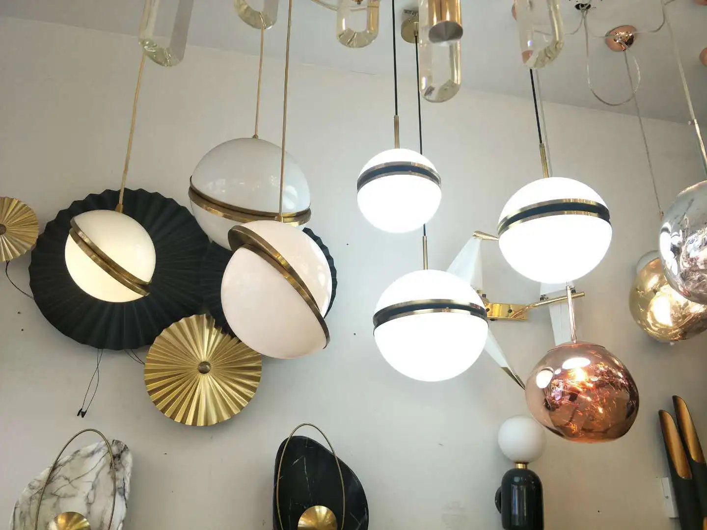 Подвесной светильник E27 стеклянная лампа для спальни украшение дома | Лампы и