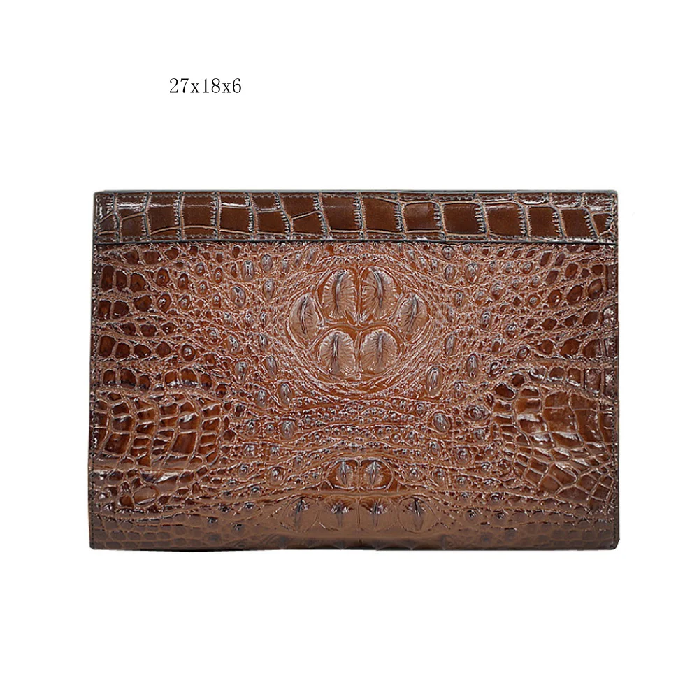 

chunfenggou new male high-end business leisure Hand bag crocodile leather men clutch bag male crocodile bag