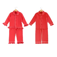 kids christmas pyjamas children pjs cotton knit toddler girls boys sleepwear soft thick baby pajamas set