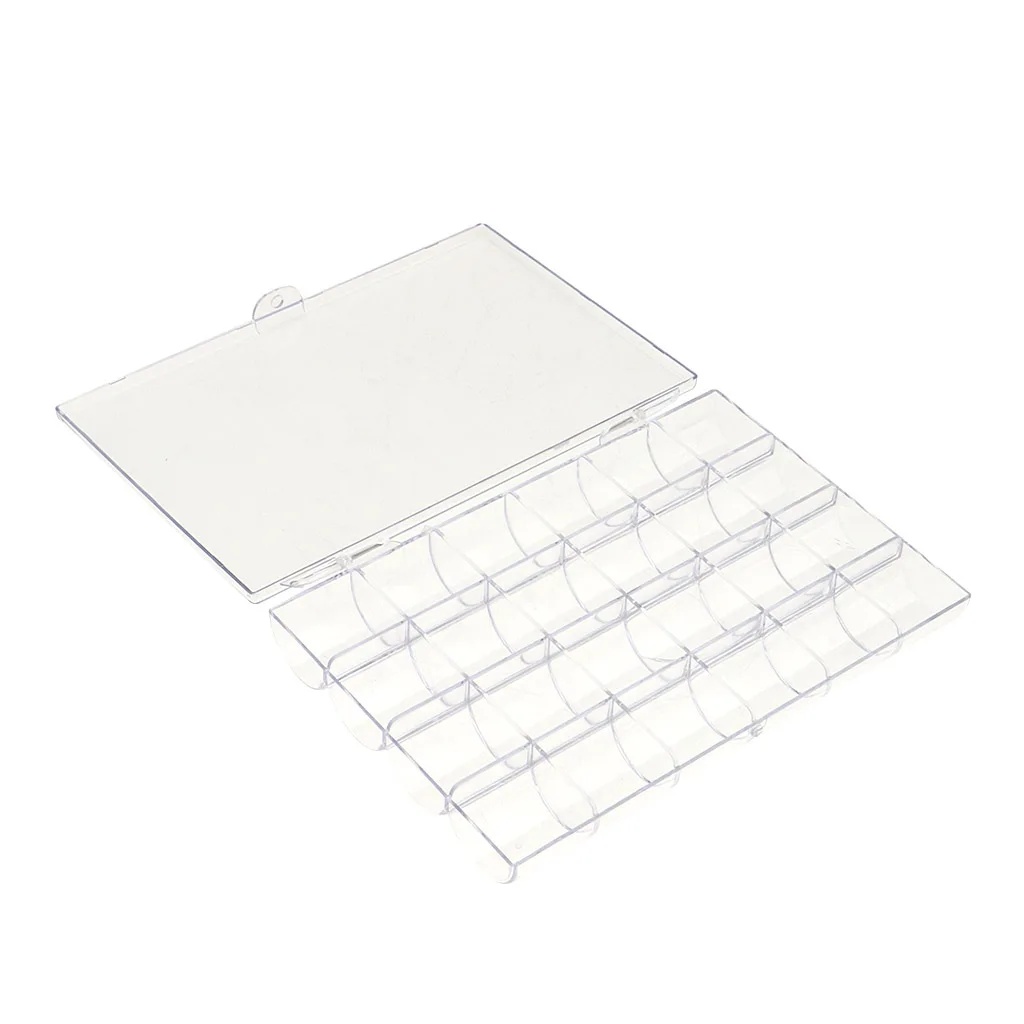 Универсальный контейнер для хранения с 24 отверстиями коробка ювелирных
