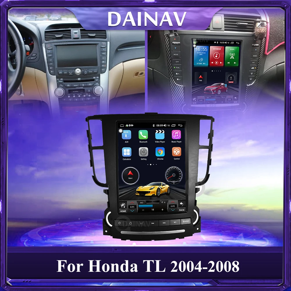 Для Acura TL 2004 2005 2006 2007 2008 автомобильный мультимедийный плеер GPS-навигация 10 4 дюймов