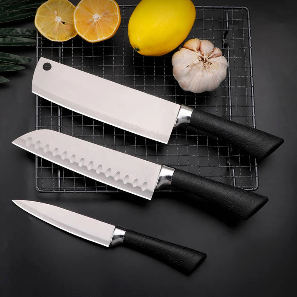 Набор кухонных ножей 5 шт. острые бытовые приборы для чистки фруктов нарезки мяса