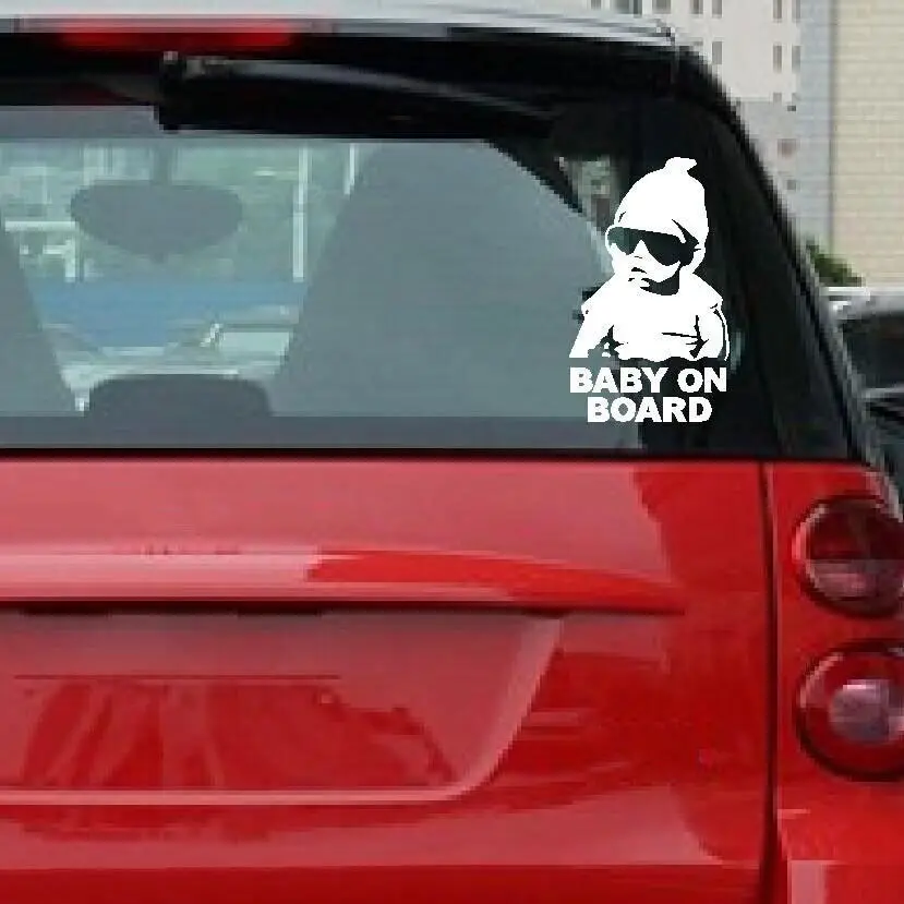 

15*9cm "Baby on Board" Safety Sign Car-Sticker Automobiles Motorcycles Window Bumper Laptop Vinyl Decal PVC Decorative Goods