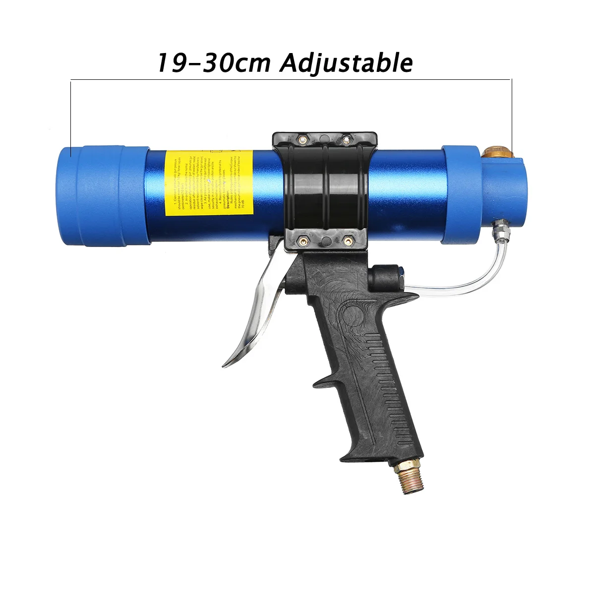 

Adjustable Pneumatic Glass Glue Gun Air Rubber Gun Tool 310ml Hard Glue Sealant Applicator Caulking Gun Tool