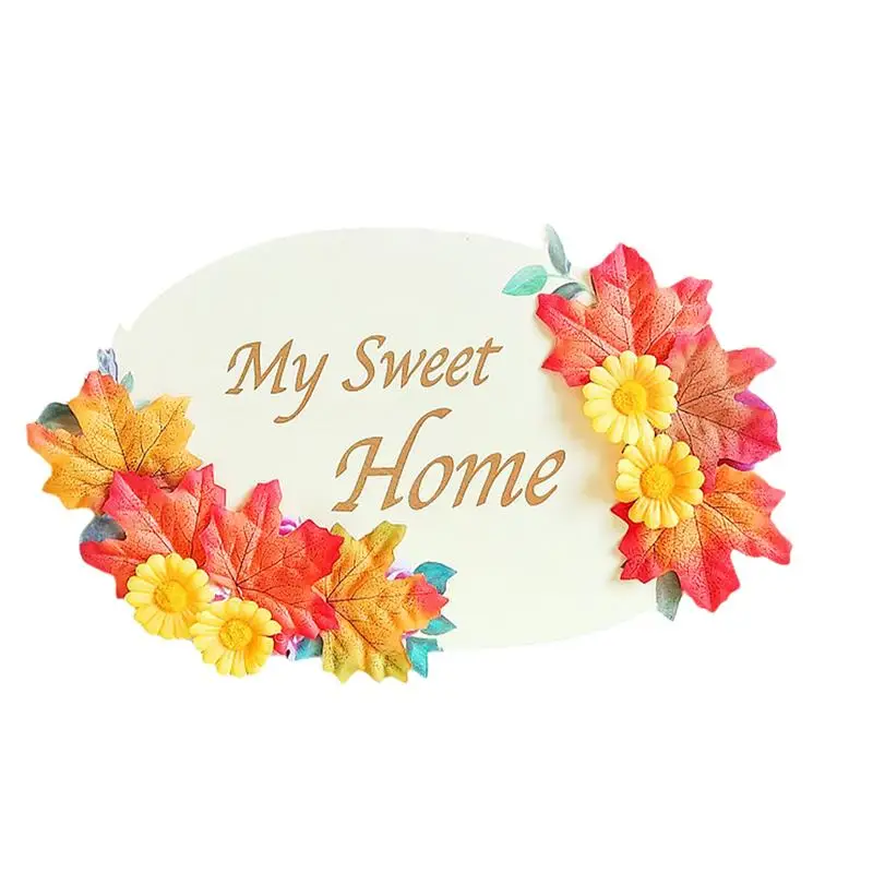 

French Style Household Wooden Pendant Letter Design Door Hanging Home Decor Pendant