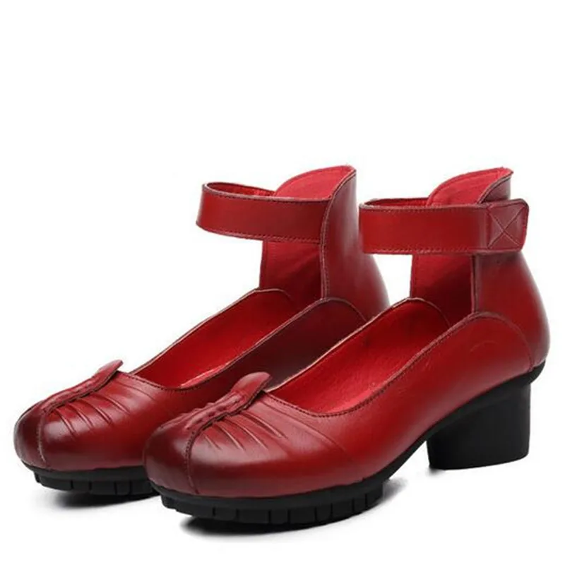 Женские туфли из натуральной кожи элегантные на высоком каблуке весна-осень 2021 |