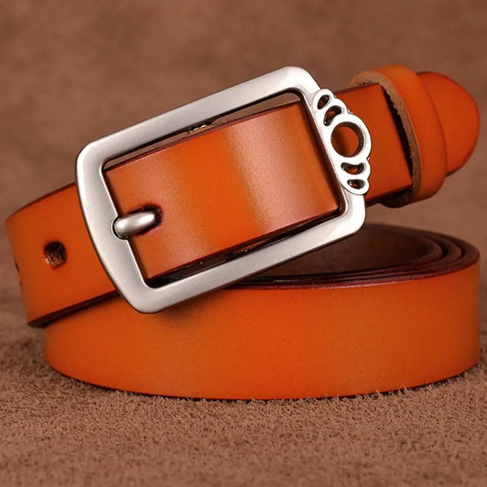 Модный дизайн металлическая пряжка с застежкой из натуральной коровьей кожи