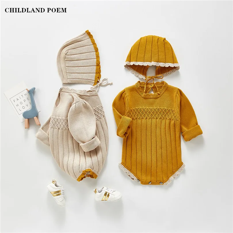 

Knitted Baby Clothes Newborn Baby Romper Baby Girl Boys Clothes Onesie Infant Baby Jumpsuit Boys Girls Romper Playsuit Overalls