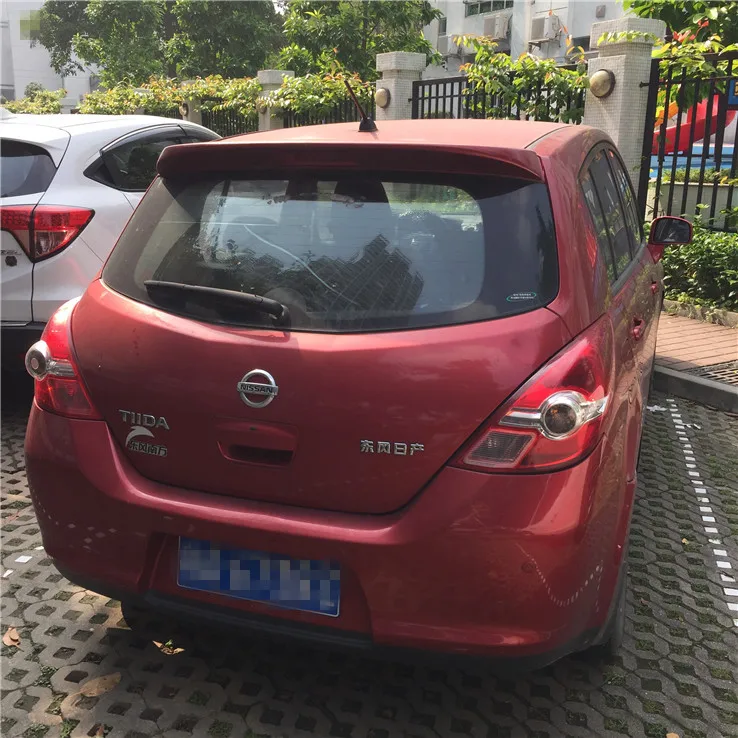 Спойлер для Nissan Tiida высококачественный спойлер из АБС-материала заднего крыла